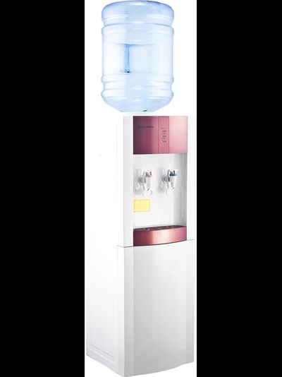 Кулер для воды Aqua Work 16-LD/EN бело-красный, с нагревом и с электронным охлаждением