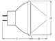 Галогенная лампа Osram Halogen Display Optic Lamp 64620 150w 15v GZ6.35