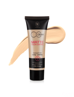 TF cosmetics Тональный крем MATTE COLOR CONTROL CTW09, тон 901 розово-бежевый Triumph