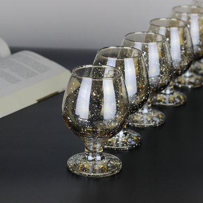 Бокал для коньяка "графит-снег"