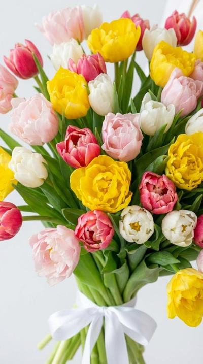 Букет цветов на 8 марта № 763