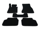 Лента для окантовки 30 мм, плотность 12 гр., цвет черный/полоса серая (боб 50 пог.м)