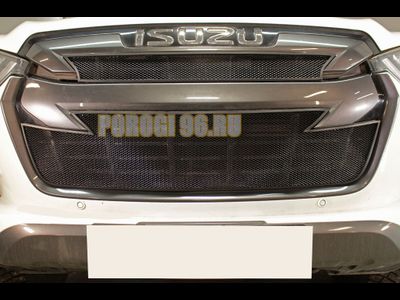 Защита радиатора Isuzu D-Max 2019- black низ