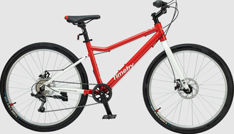 Велосипед детский TT233/ 7ск  24" красный рама 15"