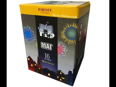 Батарея салютов МАГ БСП1201610 PIROFF | Neva-Salut.com