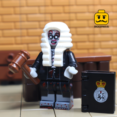 Конструктор фигурка Зомби судья, совместим с Лего