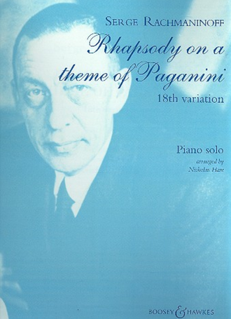 Rachmaninoff. 18th Variation from the Rhapsody on a Theme of Paganini for piano