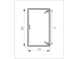 Кабельный канал Metra 85х50 мм