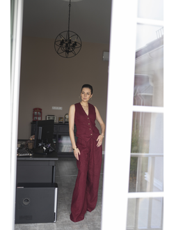 Жилет (бордо)