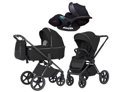 Коляска 3в1 Carrello Ultimo Sable Black Chrome 2025 (Vega)