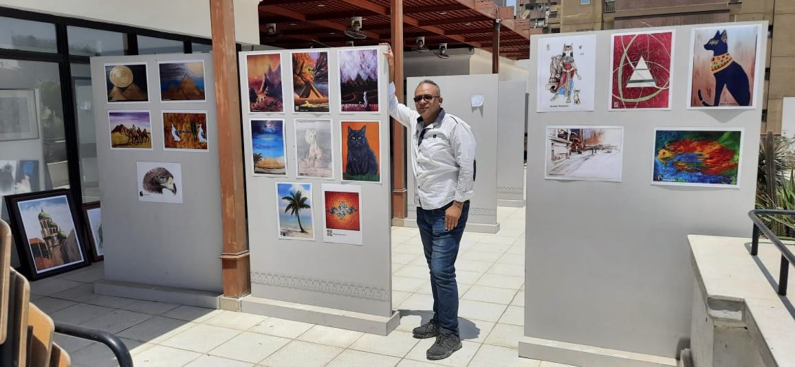 Международный проект &laquo;Искусство не имеет границ&raquo;, выставка в Египте, Докки, май 2022