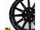 Комплект дисков R17 9,5J ET+25 5*114,3 Shogun RS-Z Черный (S136)