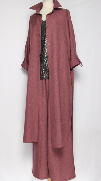 КОСТЮМ БРЮЧНЫЙ "ДВОЙКА" брусника р.50,52,54