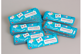 Виниловые магниты 121х41 мм.