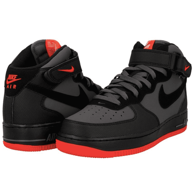 Nike Air Force 1 07 Mid Высокие (Сырые с красным) новые