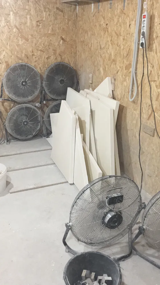 Изготовленные панели.