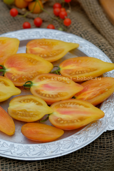 Томат Персик Каплевидный, 10 шт