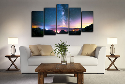 Модульная картина "Млечный путь"