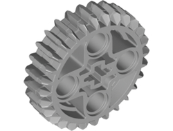 Technic, Gear 28 Tooth Double Bevel, Light Bluish Gray (46372 / 6259270)