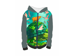 Толстовка 3D с полной запечаткой Капибара, Kapibara-san №24