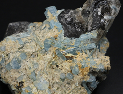 Берилл голубой (Аквамарин), Забайкальский край,Шерловогорское месторождение (82*80*55 мм, 301 г) №25233