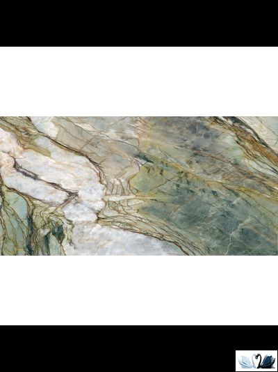 Керамогранит Ocean Ceramic Magic green 80 x 160 см зеленый полированный