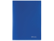 Папка на 2 кольцах BRAUBERG "Office", 21 мм, синяя, до 120 листов, 0,5 мм, 221611