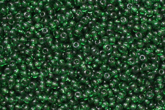 Бисер чешский круглый preciosa 10/0, зеленый (50060), 50 грамм