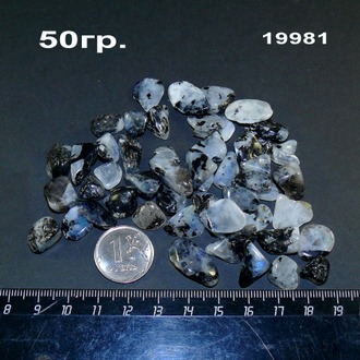 Лунный камень натуральный: арт.19981 - россыпь для декорирования
