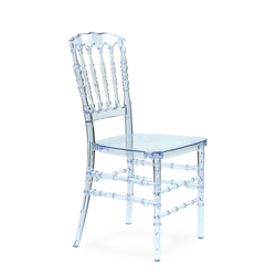 Прозрачный стул с поликарбонатной спинкой для ресторана
