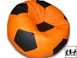 Кресло "Мяч" Д-65 оранжевый/черный