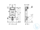 Монтажный элемент GEBERIT UP320 Kombifix (Швейцария)