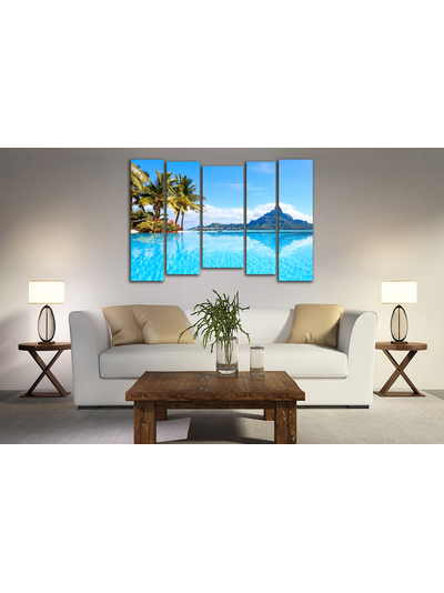 Модульная картина "Лазурный край"