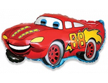 Шар (14&#039;&#039;/36 см) Мини-фигура, Гоночная машина, Красный, 1 шт.