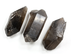 Кварц дымчатый, раухтопаз, кристалл двухголовик в ассортименте, Бразилия (52-58 мм, 26-34 г) №35770