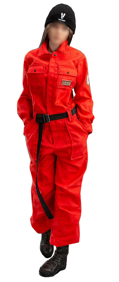 Женский комплект с комбинезоном (оранжевый) 1/6 Work-Wear Set (Tangerine) (VCL-1004A) - VERYCOOL