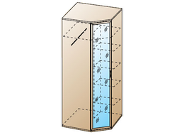 Прихожая Карина - Шкаф угловой ШК-1012