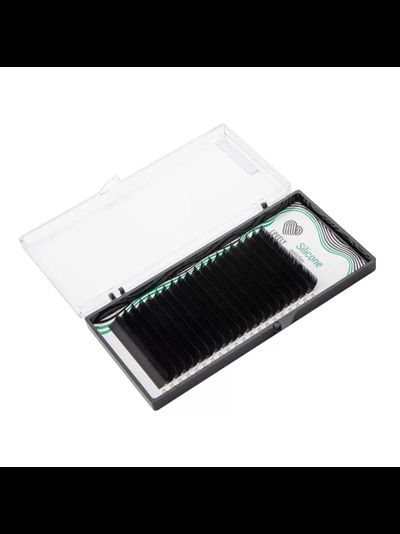 Ресницы чёрные LOVELY «Silicone» - MIX (20 линий)