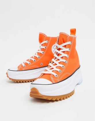 Converse Run Star Hike оранжевые