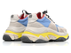 Кроссовки Balenciaga Triple S Nylon Suede Greu Blue