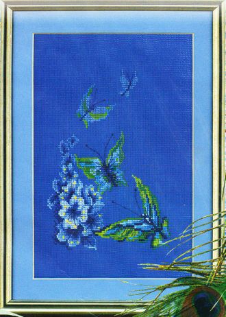 Бабочки на синем 197, Чаривна Мить vkn