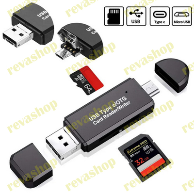Картридер OTG TF/SD для Android компьютера