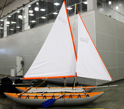 Разборный парусный катамаран  Вольный ветер Валдай 2