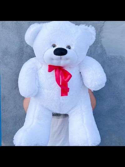 Плюшевый медведь 110 см белый Веня