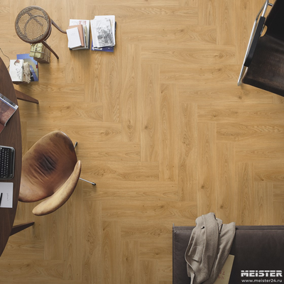 Ламинат Meister LS350 Дуб Хани Ривербенк 7127 32 класс толщина 10 мм с фаской 1.552 м2