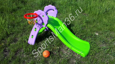 Детская горка "Дубок" PS-0291 пример расположения