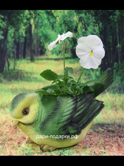 Кашпо Зяблик 18*24см   0,7кг   полистоун Россия 950//011012