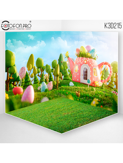 Фотофон 3D пазловый «Весеннее чаепитие»