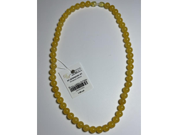 Бусы шары из натурального янтаря