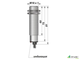 Индуктивный датчик с аналоговым выходом ИДА09-U-PNP резьба M18x1